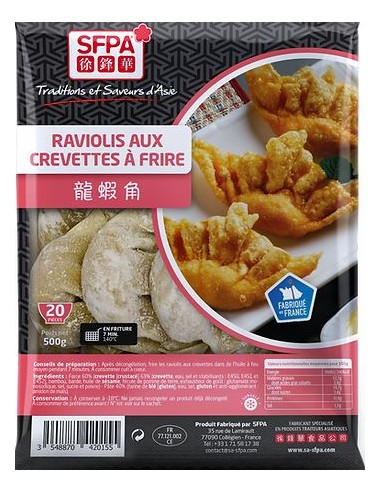 RAVIOLI FRIT CREVETTE SFPA 20P