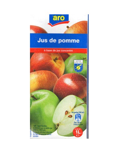 JUS DE POMME ARO 1L