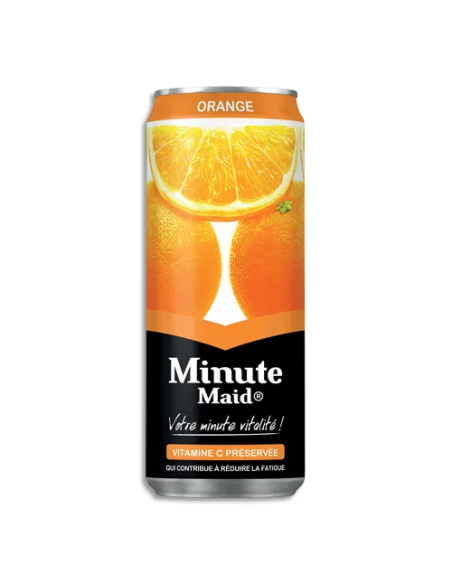 JUS ORANGE MINUTE MAD CANETTE 33CL