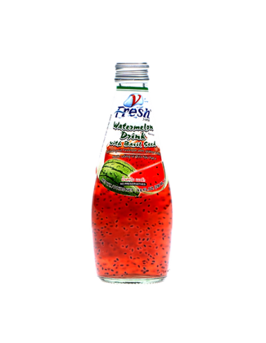 JUS PASTEQUE GRAIN BASILIC VFRESH 290ML