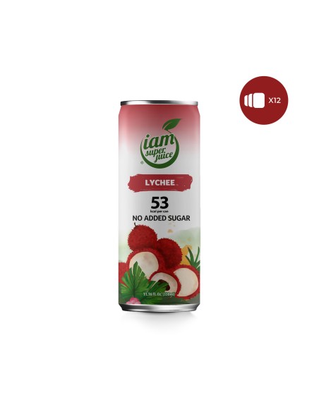 JUS LITCHI IAM SUPERJUICE 330ML*12/CT