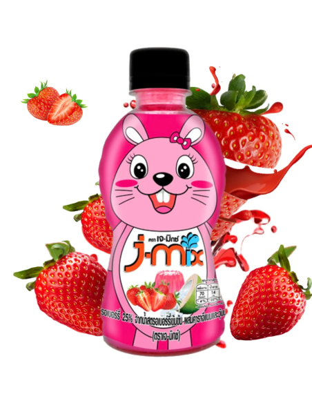 JUS DE FRAISE AV NATA DE COCO JMIX 270G*6/BLOC