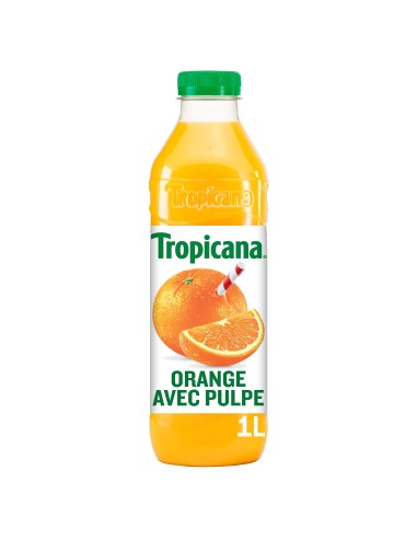 JUS D'ORANGE TROPICANA AVEC PULPE 1L