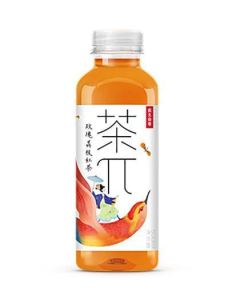 BOISSON THE NOIR LITCHI et ROSE NFS 500ML