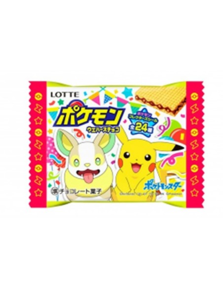 WAFER BAR CHOCOLAT CARTE POKEMON LOTTE 23G
