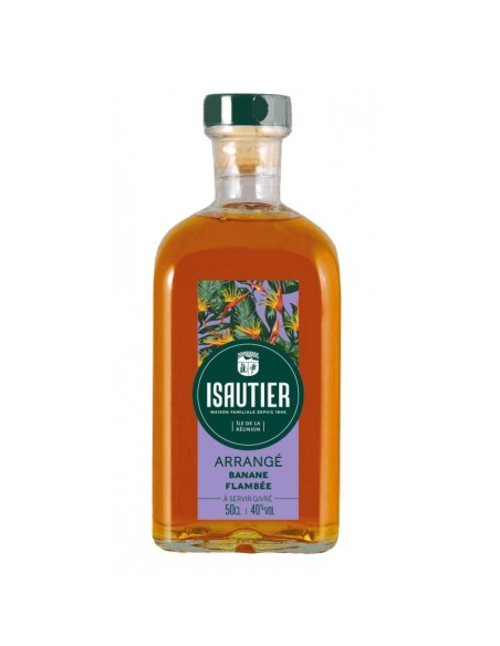 RHUM ARRANGE BANANE FLAMBEE ISAUTIER 40% 50CL