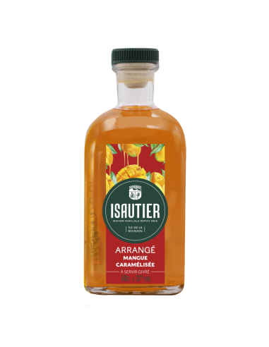 RHUM ARRANGE MANGUE CARAMELISEE ISAUTIER 37% 50CL