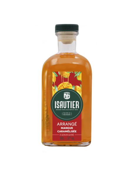 RHUM ARRANGE MANGUE CARAMELISEE ISAUTIER 37% 50CL