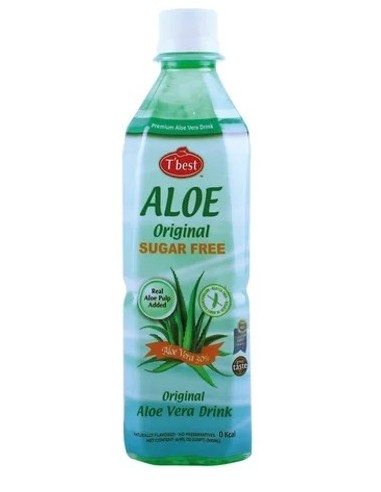 BOISSON ALOE VERA SANS SUCRE TBEST 500ML*20/CT