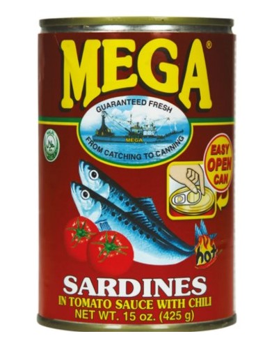 SARDINE SAUCE TOMATE EPICE MEGA 425G
