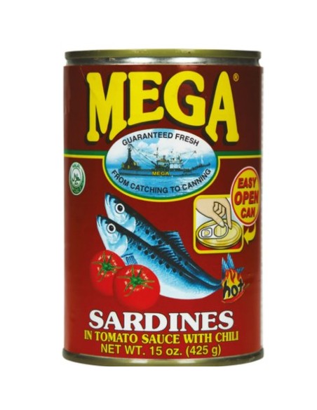 SARDINE SAUCE TOMATE EPICE MEGA 425G