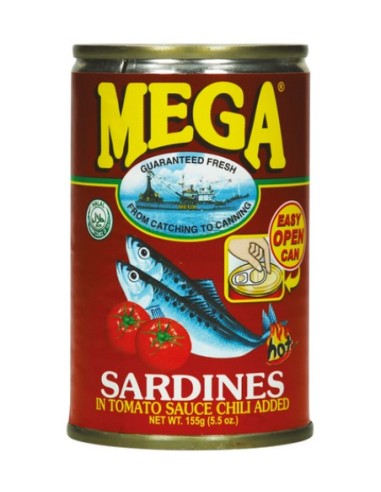 SARDINE SAUCE TOMATE EPICE MEGA 155G