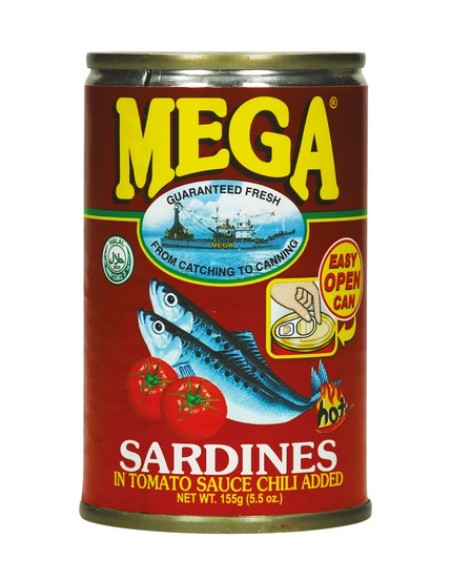 SARDINE SAUCE TOMATE EPICE MEGA 155G