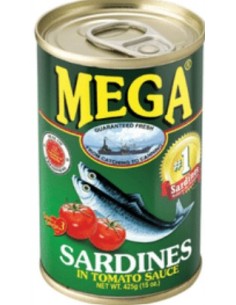 SARDINE SAUCE TOMATE MEGA 425G