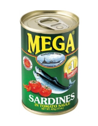 SARDINE SAUCE TOMATE MEGA 425G