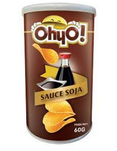 CHIPS SAUCE SOJA OHYO 60G