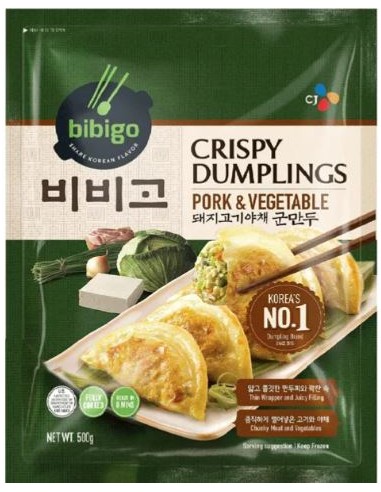 DUMPLING CROUSTILLANT PORC LEGUMES BIBIGO 560G