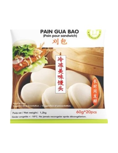 BRIOCHE GUA BAO HANABI 60G*20*6/CT