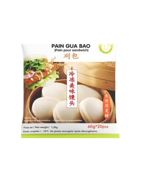 BRIOCHE GUA BAO HANABI 60G*20*6/CT