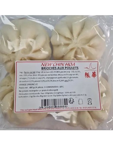 BRIOCHE POULET NCH 4P*15/CT