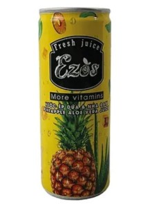 BOISSON ANANAS ALOE VERA  EZOS 240ML*30/CT