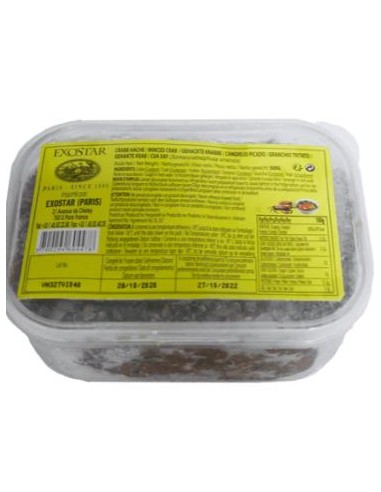 CRABE HACHE SURGELE EXOSTAR 500G*20/CT