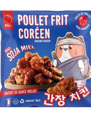 POULET FRIT SOJA MIEL COREEN BUDJI 350G