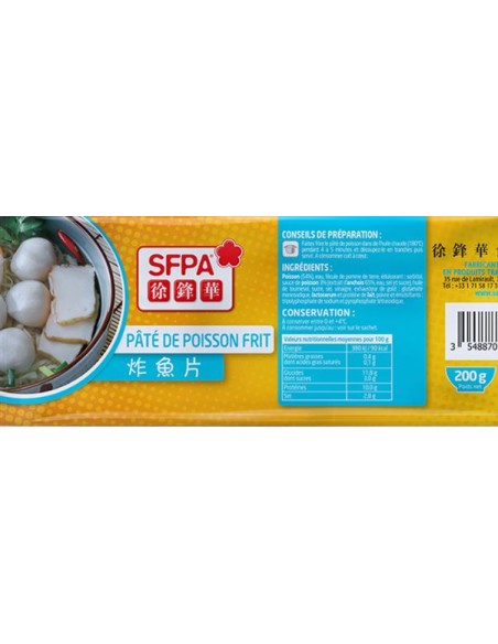 PATE POISSON FRIT SFPA 200G