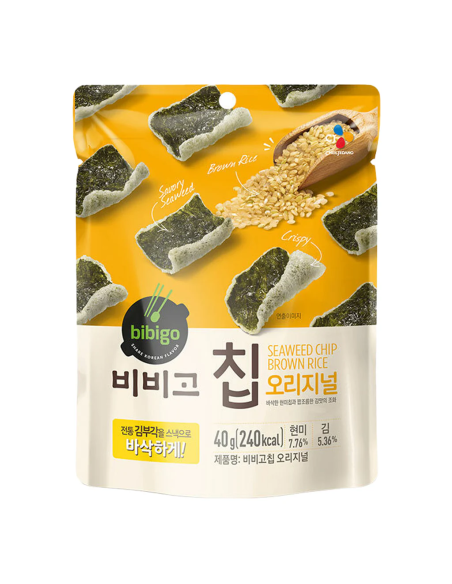 SNACK ALGUES AU RIZ BRUN BIBIGO 40G