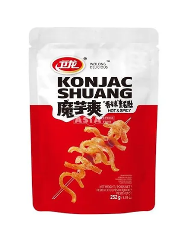 SNACK KONJAC EPICE WEI LONG 252G*20/CT