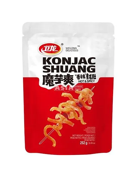 SNACK KONJAC EPICE WEI LONG 252G*20/CT