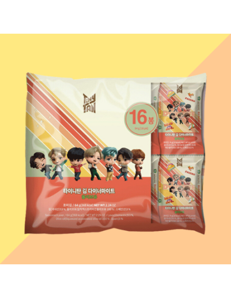 SNACK ALGUE HUILE OLIVE TINYTAN 64G