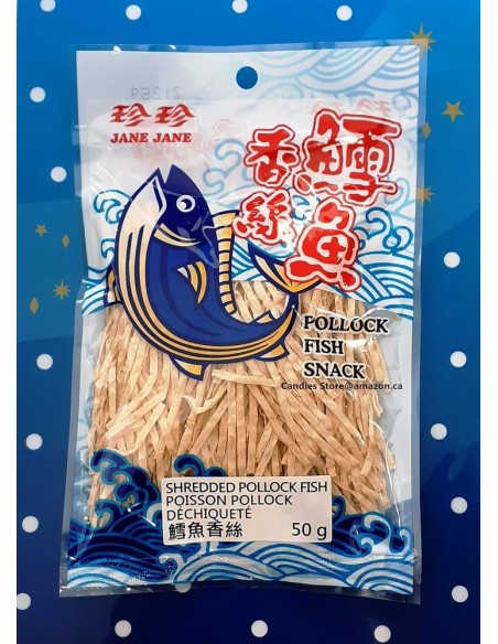 SNACK POISSON POLLOCK JANE JANE 50G