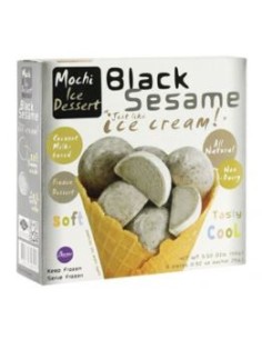 MOCHI GLACE SESAME NOIR RED ROSE 210G 6P