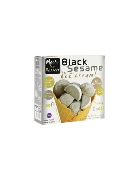 MOCHI GLACE SESAME NOIR RED ROSE 210G 6P