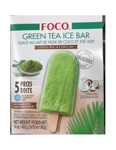 GLACE COCO THE VERT FOCO 80G*5P/BOITE