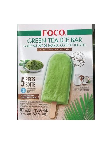 GLACE COCO THE VERT FOCO 80G*5P/BOITE