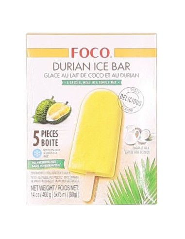 GLACE COCO DURIAN FOCO 80G*5P/BOITE