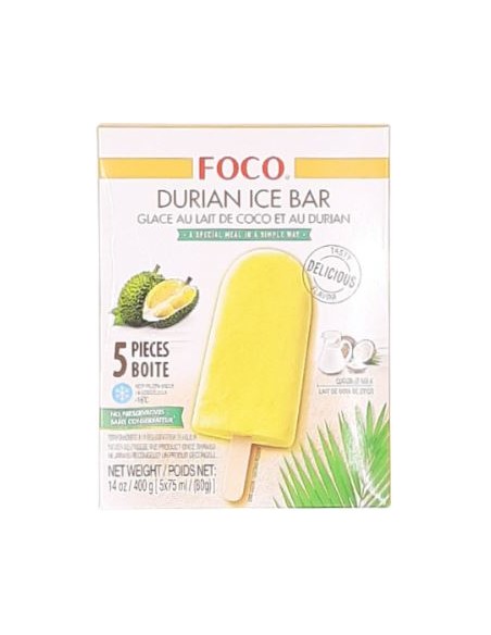 GLACE COCO DURIAN FOCO 80G*5P/BOITE