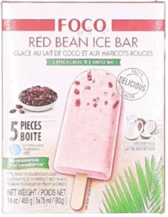 GLACE COCO HARICOT ROUGE FOCO 80G*5P/BOITE