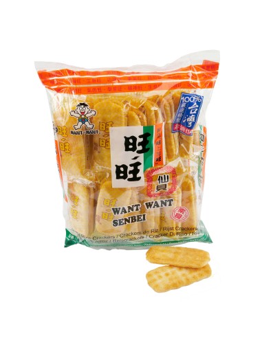 BISCUIT RIZ SENBEI WANT WANT 420G