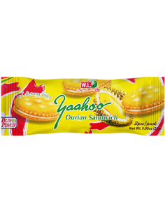 BISCUIT SANDWICH DURIAN YAAHOO 25G*10 SAC/PACK