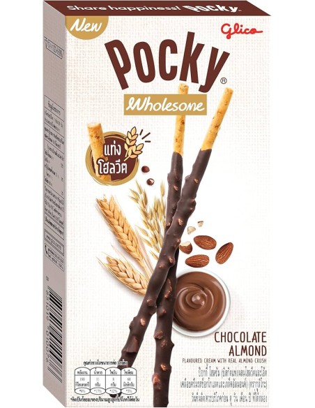 BISCUIT POCKY CHOCOLAT AMANDE LOTTE 62G