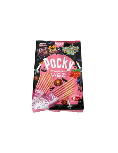 BISCUIT POCKY HALLOWEEN FRAISE GLICO 122,4G