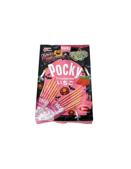 BISCUIT POCKY HALLOWEEN FRAISE GLICO 122,4G