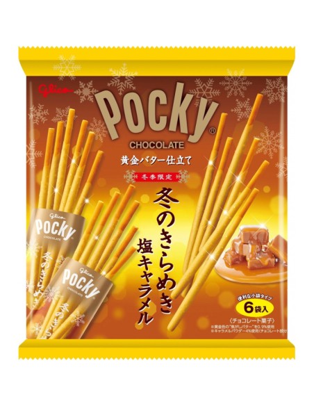 BISCUIT POCKY CHOCOLAT CARAMEL GLICO 120,6G