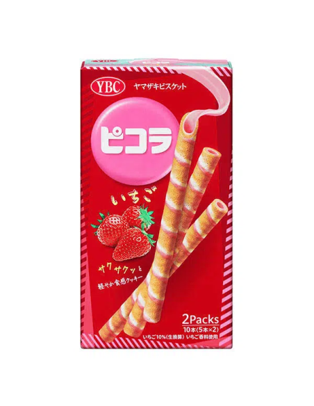 BISCUIT FRAISE STICKS YBC 49G