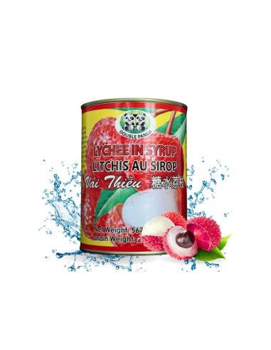 LITCHI SIROP DOUBLE PANDA VN 2.84KG*6/CT