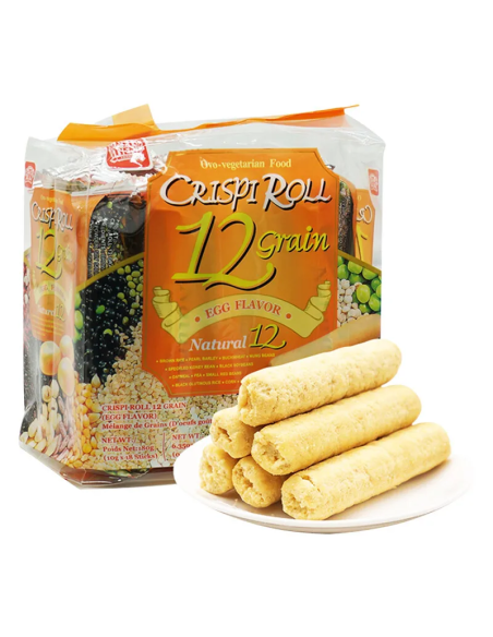 BISCUIT MELANGE GRAIN OEUF CORN ROLL PEI TIEN 180G