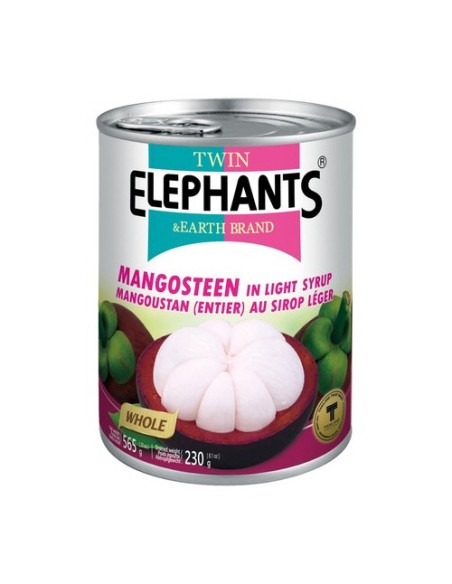 MANGOUSTAN SIROP TWIN ELEPHANTS 565G*24/CT